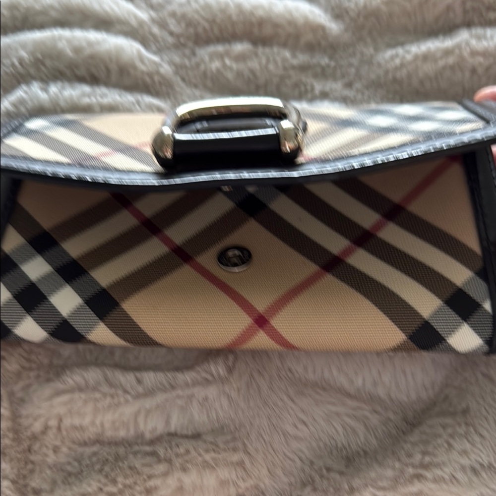 Burberry plaid check canvas & leather continental wallet - Picture 10 of 14